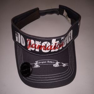 Jamaica No Problem visor cap with metal beer bottle opener